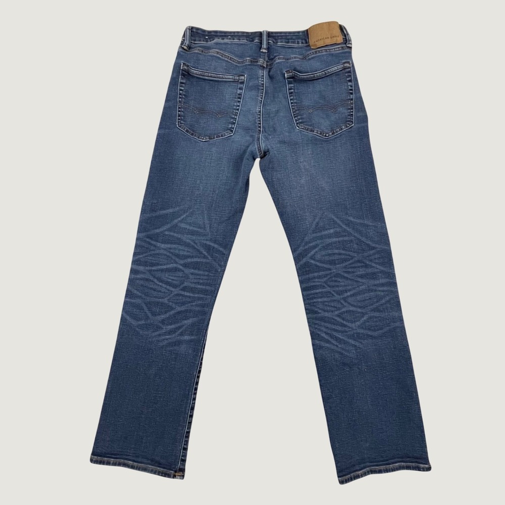 American Eagle Original Bootcut Jeans Mens 33x32 Medium Wash Airflex+ Stretch